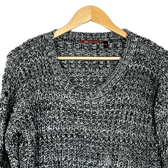 525 American Cropped Chunky Knit Sweater - Picture 2 of 8